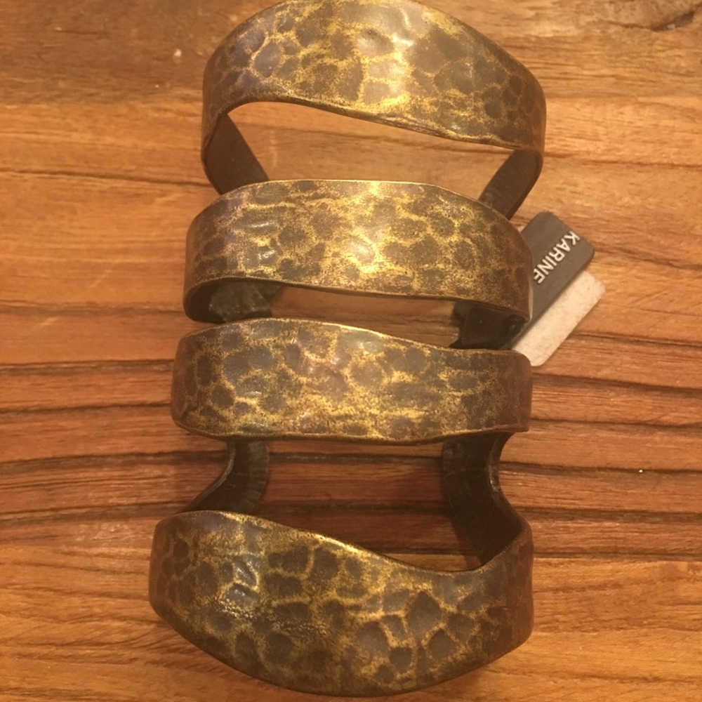 Karine Sultan cuff bracelet